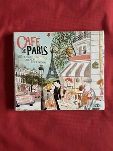 Cafe De Paris: 40 Classic French Cafe Songs New & Sealed - Imagen 1 de 2