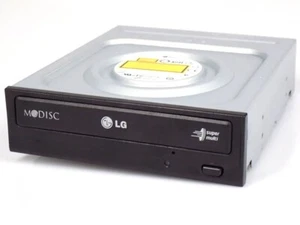 LG GH24NS90 SATA CD±RW DVD±RW DL M-Disc Brenner Laufwerk Drive Schwarz, BULK, OK - Bild 1 von 1