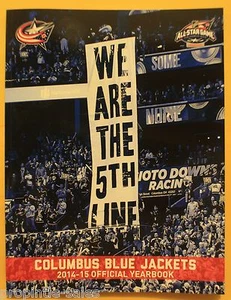 2014-2015 Columbus Blue Jackets LIBRO DEL AÑO ~ Anuario con logotipo de Allstar - Imagen 1 de 1