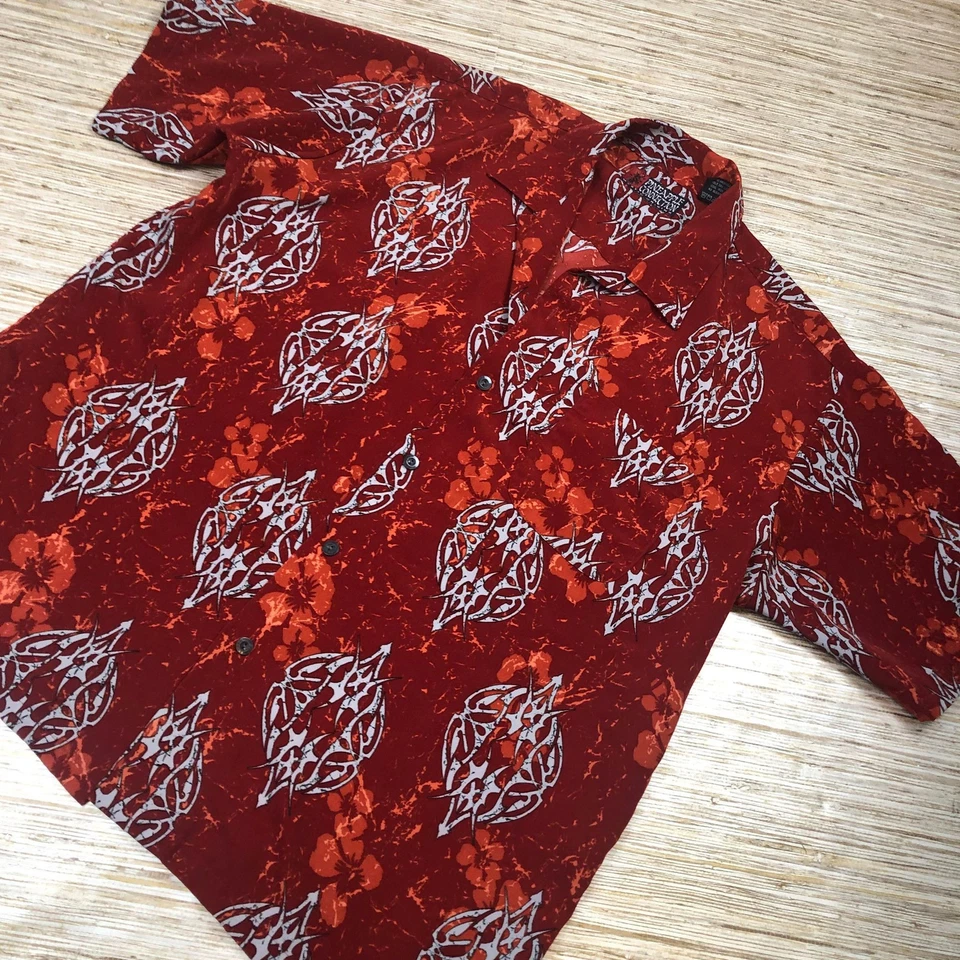 Camisa Hawaiana 2197 Pineapple Connection Mystic Origins Tribal Fire Para Hombres ROJA M Foto 1 de 1