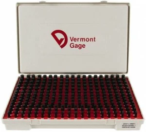 JUEGO DE PASADORES DE CALIBRE VERMONT PLUS 0.2510-0.5000 PROTECTOR NEGRO #901100500 CLASE ZZ - NUEVO - Imagen 1 de 7