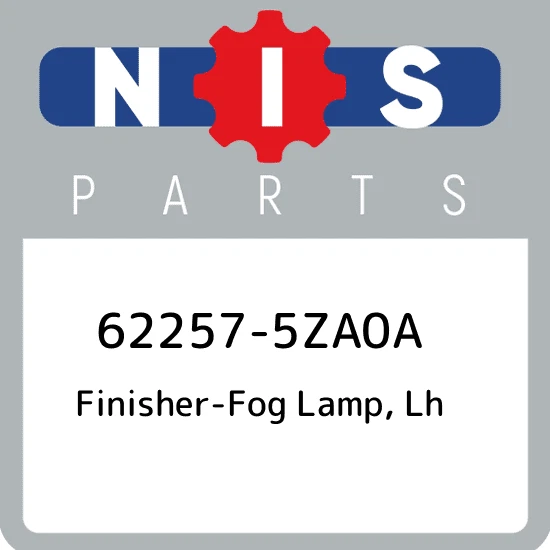 62257-5ZA0A Nissan Finisher-fog lamp, lh 622575ZA0A, New Genuine OEM Part - Image 1 of 1