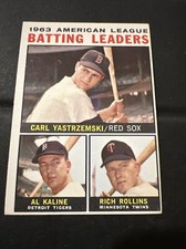 1964 Topps Baseball Card #8 - ‘63 American League Batting Leaders!!