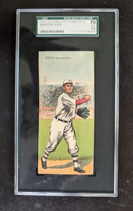 1911 T201 Mecca Zack Wheat B. Bergen Brooklyn Dodgers SGC 5.5 - Picture 1 of 2