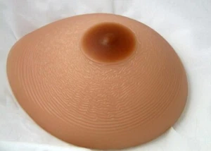 Classique 2725 Forme/Esaltatori Seno Ovali in Silicone con Capezzolo - Coppia - Taglia 5 - Foto 1 di 10