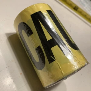 Gelbes Vorsicht Klebeband 3" x 48' neu versiegelt - Bild 1 von 4