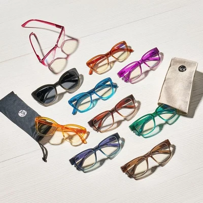 Lectores de computadora Joy 12 piezas luz azul con soporte de escritorio +2,50 nuevos Foto 1 de 3