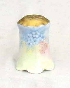 R C Pensee Bavaria Hand-painted Signed Vintage 2.1/2 inch Salt/Pepper Pot 1908 - Imagen 1 de 5