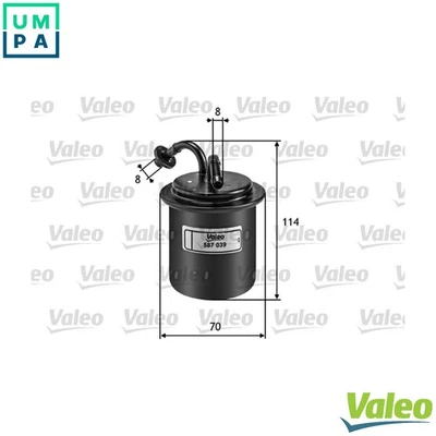 FUEL FILTER 587039 FOR SUBARU B3/Hatchback OUTBACK/LEGACY SVX/ALCYONE LIBERTY - Image 1 of 4