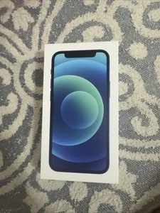 iPhone 12 Mini 64 Go bleu Apple emballage au détail boîte vide d'origine sans manuel - Photo 1 sur 7