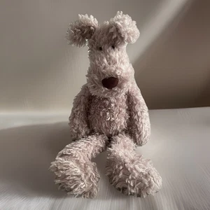 "Jellycat SCAMP desaliñado peludo bronceado beige cachorro peluche perro peluche RETIRADO 18""" - Imagen 1 de 10