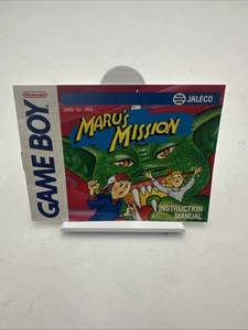 Folleto manual de instrucciones Maru's Mission Nintendo Game Boy buen estado - Imagen 1 de 2