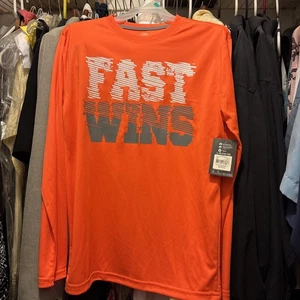 T SHIRT TEE SPORT UV SCHUTZ Performance Active LG 10/12 "FAST WIN" NEU - Bild 1 von 5