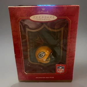 Green Bay Packers NFL Hallmark Keepsake Ornament Steve Goslin Football 2001 Vtg - Picture 1 of 7
