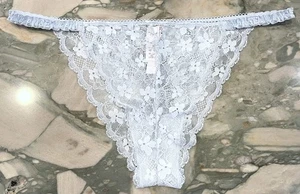 NUEVO Victoria Secret Dream Angels Cuerda de Encaje Itsy - Aleación Azul - XL - Imagen 1 de 4