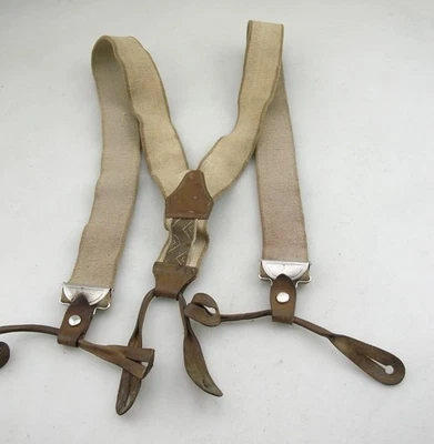 PANTALONES DEL EJÉRCITO ALEMÁN DE LA SEGUNDA GUERRA MUNDIAL PANTALONES TIRANTES TIRANTES TIRANTES #5 Foto 1 de 4