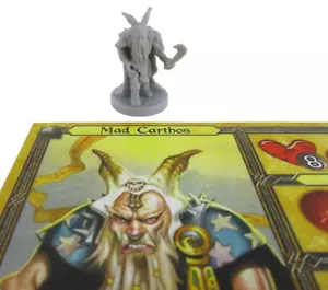 DESCENT: JOURNEYS IN THE DARK 1st Edition MAD CARTHOS Mini & Card NEW!! - Picture 1 of 3