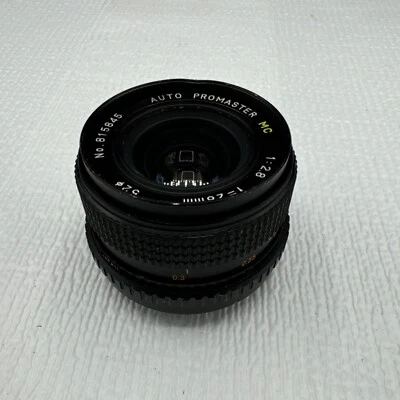 Genuine MC Auto Promastar Camera Lens 1:2.8 f=28mm No 815845 Made in Japan - Image 1 of 4