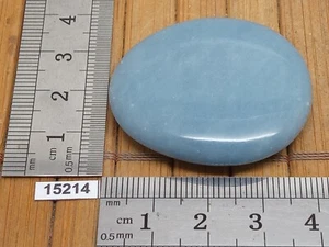 Galet / pierre plate ANGELITE naturelle 22,9g d'excellente qualité reiki wicca - Imagen 1 de 3