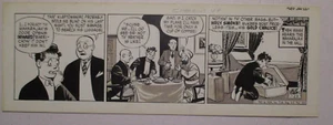 1963 Original Art CAPTAIN EASY by LESLIE TURNER - DAILY COMIC STRIP 1-22 - Picture 1 of 3