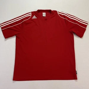 Adidas Squadra II maglia calcio uomo XL ClimaLite manica corta rossa vintage - Foto 1 di 14