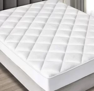 MAXI Twin XL Size Mattress Pad - Luxurious Cotton Sateen Mattress Protector - Picture 1 of 10