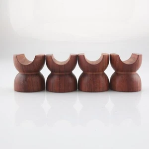 4 Stück Rosenholz Isolierung Draht Halter Halterung Leitung Unterstützung Stromkabel Ständer - Bild 1 von 7