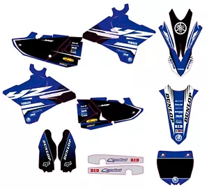 Fits Yamaha YZ 125 250 MX Motocross 2015 2016 2017 2018 2019 2020 graphic kit - Picture 1 of 1