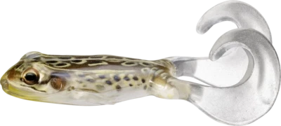 LIVETARGET Live Target Freestyle Frog Topwater Soft Plastic Realistic Soft Frog Bass Bait