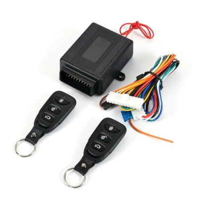 Car Remote Central Control Door Lock Kit Keyless Entry Alarm Security System - Image 1 of 4