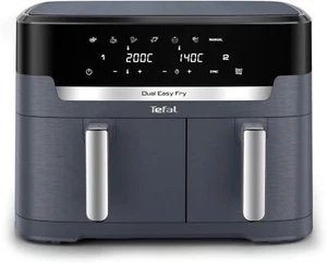 Tefal EY942BG0 Air Fryer Easy Fry Dual XXL No Oil 8+ Portions 8L 2700w Java-Grey - Picture 1 of 9