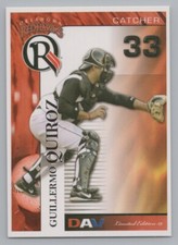 Guillermo Quiroz 2007 DAV Oklahoma RedHawks Rangers Minor League Baseball Card