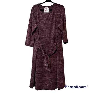 Perfectly Priscilla women’s plus size 3 XL Always My Favorite dress wine color - Picture 1 of 9