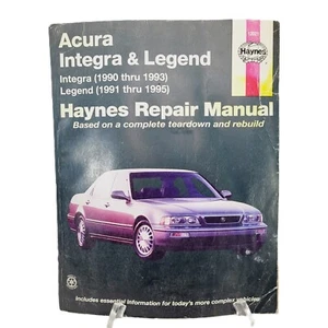 Haynes 12021 Automotive Repair Manual Acura Integra 1990-1993, Legend 1991-1995 - Picture 1 of 6