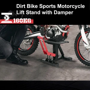 Motorcycle Dirt Bike Motorcross Motorbike Lift Height Control Stand Repair Rack - Picture 1 of 5