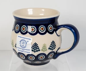 Boleslawiec Polish Pottery Bubble Mug. Hand-Made. Fast Shipping - Picture 1 of 6