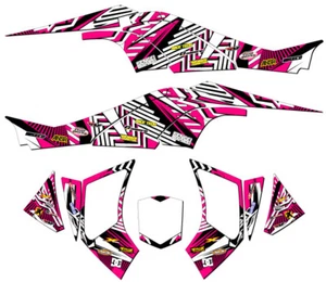 Kit de Gráficos Senge Rosa Todos los Años DS 450 MAYHEM Compatible con Can-Am - Imagen 1 de 7