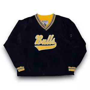 CHAMPION Bulls Windbreaker Adult 2XL Rare Vintage 90’s Lined Adjustable Waist - Picture 1 of 3