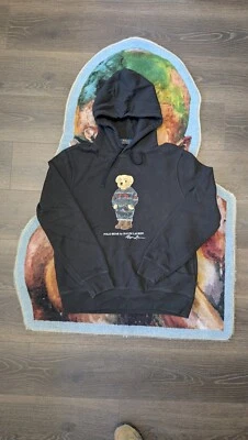 Moletom com capuz Ralph Lauren polo urso lã tamanho grande - Imagem 1 de 2