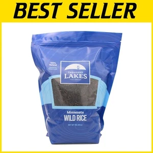 Bulk 5-Pound All Natural Wild Rice from Minnesota - Perfect for Healthy Meals - Picture 1 of 10