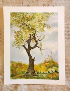 Floyd Burgi 26" x 20" Large Tree Print - Picture 1 of 12