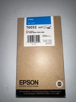 Epson T603200 UltraChrome K3 Ink Cartridge - Cyan - Image 1 of 2