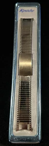 Kreisler USA 10k Gold-Filled NOS Vintage Watch Band 18.8 mm Curved Ends RARE - Picture 1 of 11