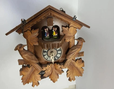 Vintage German West Germany Cuckoo Clock SCHMECKENBECKER GRABNER "AS IS" Cover