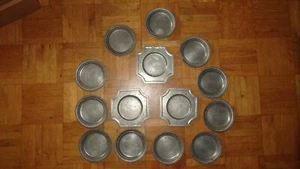 14 sottobicchieri da tè caffè argento 1,7 kg turco marocchino egiziano - Foto 1 di 5