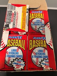 1991 Fleer Baseball Cards 36 Factory Sealed Packs - Ken Griffey Jr