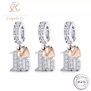 Dije de cumpleaños 1625 plata esterlina 925 - regalo personalizado para hija/sobrina - Imagen 1 de 6