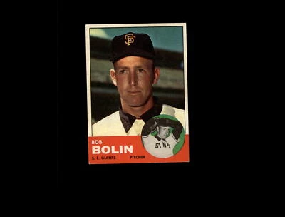 1963 Topps 106 Bobby Bolin VG-EX #D1,321477 - Image 1 of 2