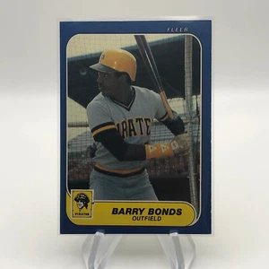 1986 Fleer Update Barry Bonds Rookie RC #U-14 Pirates HOF Star - Picture 1 of 2