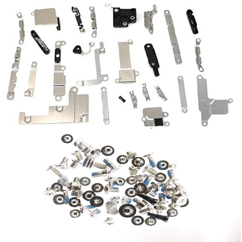 For iPhone 8 Metal Bracket & Screw Set Inner Metal Brackets & Screws - Image 1 of 4